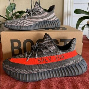 Adidas Yeezy Boost 350 V2 with Orange and Gray